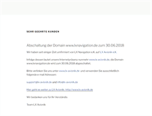 Tablet Screenshot of lxnavigation.de